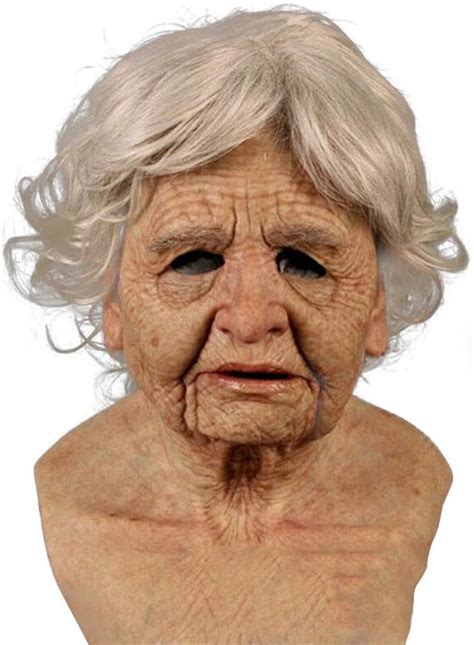 creepy grandma mask